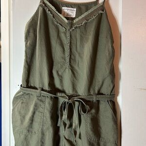 Aeropostale Olive Green Romper
